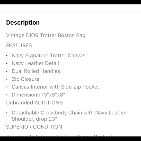 Dior vintage satchel bag - Picture 2 of 6